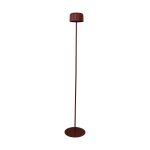 Eglo Lampadaires Salon Roccanova-L Solar Acier Orange 2W 270lm - 830 Blanc Chaud | IP44 - Dimmable tactile - USB-C
